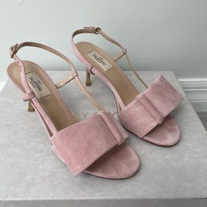 Valentino suede pink heel